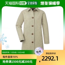 Day Tide running legs Montbell Montbelle Monbeau Lady wool coat Jane about pure color fur coat 2101106