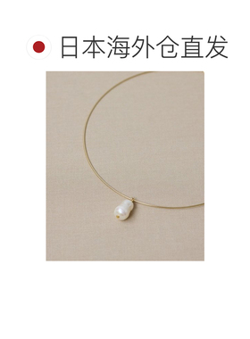 日本直邮ear PAPILLONNER 女士 淡水珍珠雪人造型短项链 EAZ10614