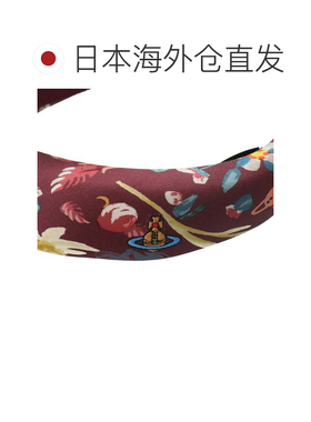 日本直邮Vivienne Westwood 民俗花朵发带 波尔多红