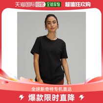 Day Tide running leg Lululemon Love round collar short sleeve T-shirt Black 0prod10550082