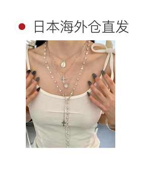 1h可退 日本直邮MASHIRO 男女同款 罗莎里欧风混搭项链 四件套(MA