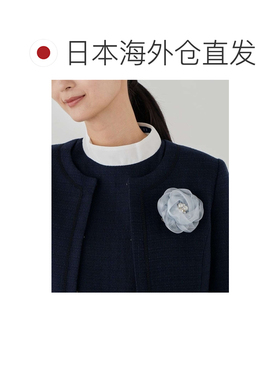 日本直邮a.v.v 女士珍珠装饰蕾丝花胸针 K12CD080【付后1h可退】