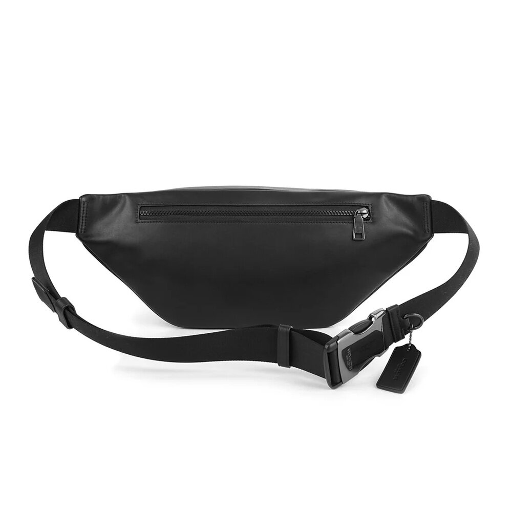 Direct mail from Japan COACH waist bag signature series RACER BELT BAG CT714 QBMI5 black
