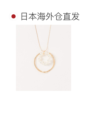 1h可退 日本直邮ROPE' PICNIC 若佩尼 女士 双圆圈珍珠吊坠项链 2