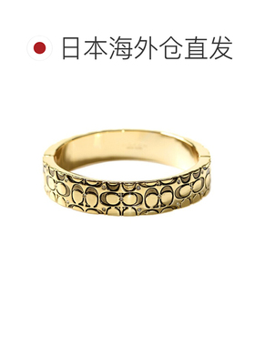 日本直邮蔻驰女士手镯Logo341902GLD230金色配饰