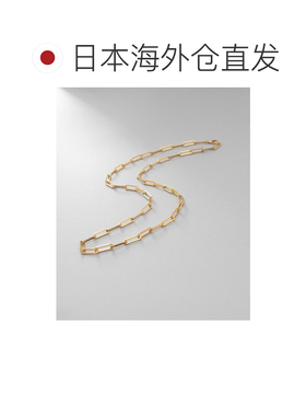 1h可退 日本直邮COCOSHNIK 女士55cm镀金方形链条项链 7673135299
