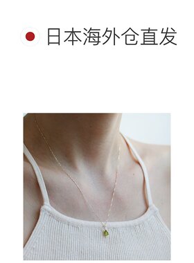 1h可退 日本直邮cui-cui8月诞生石佩利多特项链吊坠K10YGcuicui