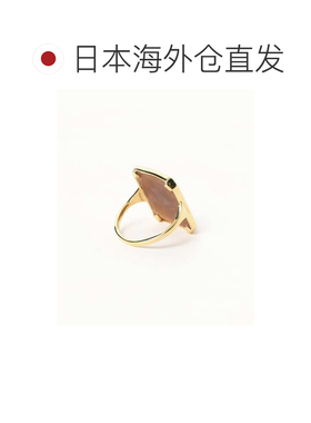 1h可退 日本直邮ALIITA 女士 9K黄黄金 螺钿机械风戒指 644227547