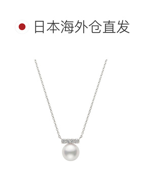 日本直邮VENDOME AOYAMA ayako白金珍珠钻石项链 APVN200040PA
