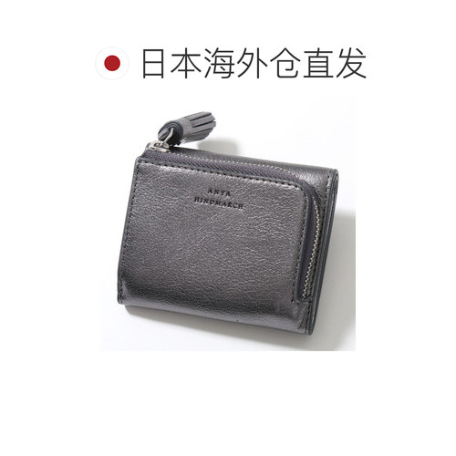 日本直邮ANYA HINDMARCH Mini Trifold Zip Peeping Eyes 女士三 - 图1
