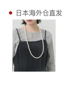 日本直邮官方授权 SMELLY 珍珠项链长款不锈钢锁骨链