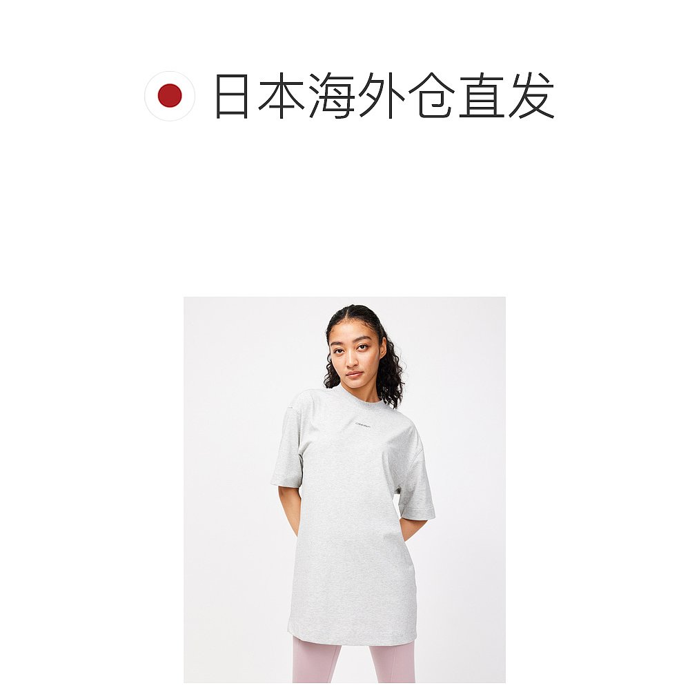 日本直邮CK Calvin Klein Sport 女士休闲长款T恤 2023CNBM13290 - 图1