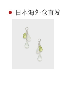 日本直邮agete 阿卡朵 女士 银饰拉布拉多石/橄榄【付后1h可退】