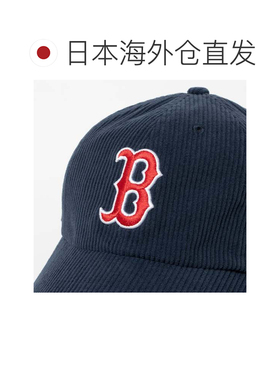 日本直邮NEW ERA 灯芯绒棒球帽 保暖柔软 男女通用 海军蓝