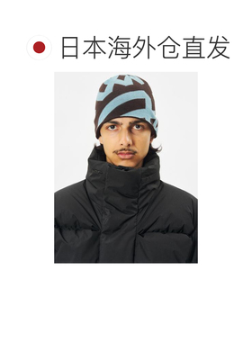 日本直邮Goldwin 品牌标志提花针织帽 运动休闲男【付后1h可退】