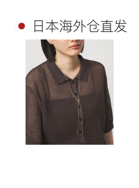 1h可退 日本直邮green label relaxing 女士 可滑动熔岩条项链 36