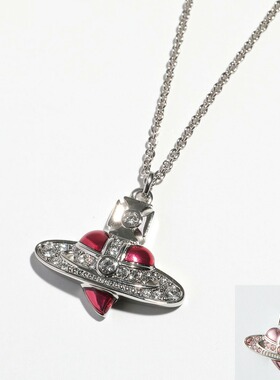 日本直邮Vivienne Westwood 新款钻石心形项链 630203BM 女士心形