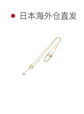 日本直邮中古二奢LV路易威登女A级95新镀金金属项链金色