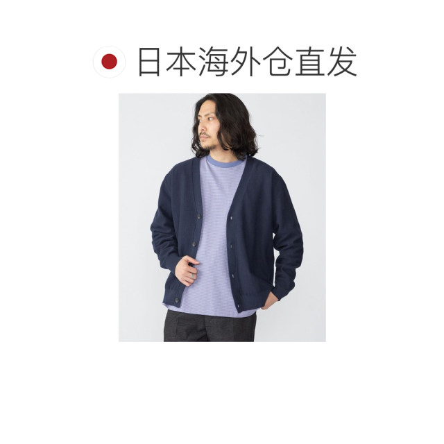 SHIPS SOLOTEX 12 gauge Pique V-neck Cardigan ໂດຍກົງຈາກປະເທດຍີ່ປຸ່ນ