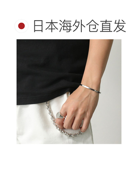 日本直邮MAISON MARGIELA SM1UY0103 P8865 男士手镯饰有品牌标志