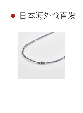 日本直邮日潮 agete 阿卡朵银色堇青石拉长石多宝石项链