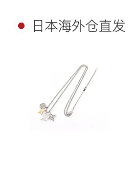 日本直邮中古LV路易威登女A级95新pendant吊坠不锈钢项链银色