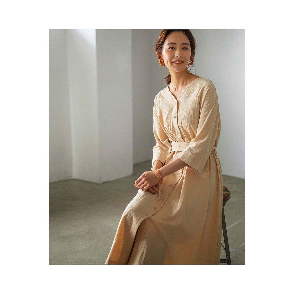 日本直邮geera[web only]v衬衫裙 天猫国际日本直购连衣裙