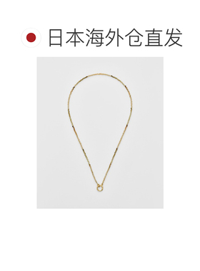 1h可退 日本直邮agete 阿卡朵 女士 黄金色碧玺项链 10262116100