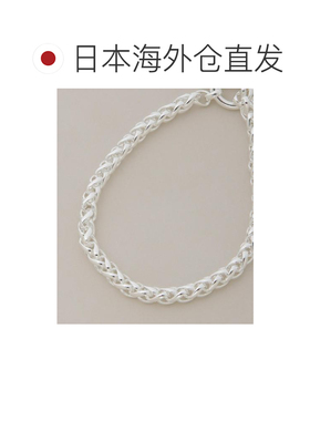 日本直邮ASSEMBLANC JEWELRY 男士 黄铜镀银简约刻字手链 6706248