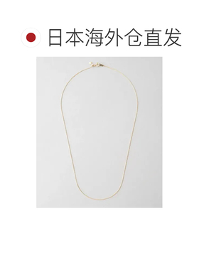 日本直邮Jouete 女士K10黄金威尼斯链项链 可调节长度 简约设计