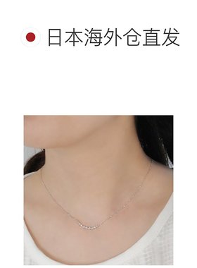 日本直邮(ben-ed-0074)铂金项链 线钻石0.3克拉项链 PT900线项链