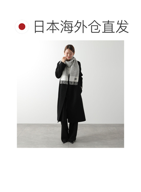 日本直邮CHANEL 女士粗花呢流苏围巾 CC标志刺绣 AAC422 B26184