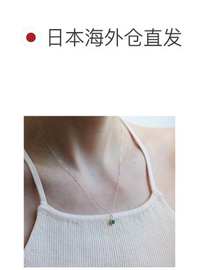 1h可退 日本直邮cui-cui K10YG黄金吊坠charm五月诞生石cuicui