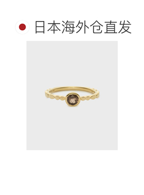 日本直邮NOJESS 女士 心形设计 小指戒 水晶点缀 30254111108