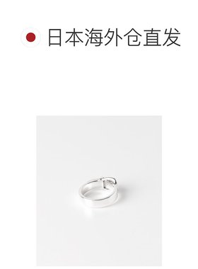 1h可退 日本直邮XOLO 男士 银925 手工宽版扣环戒指 CU2611012000