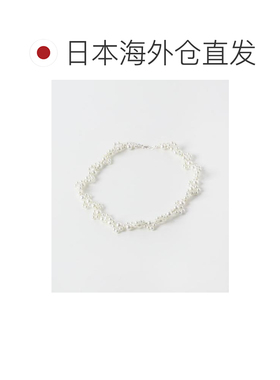 1h可退 日本直邮decor 女士 珍珠花朵短项链 UR261302247109