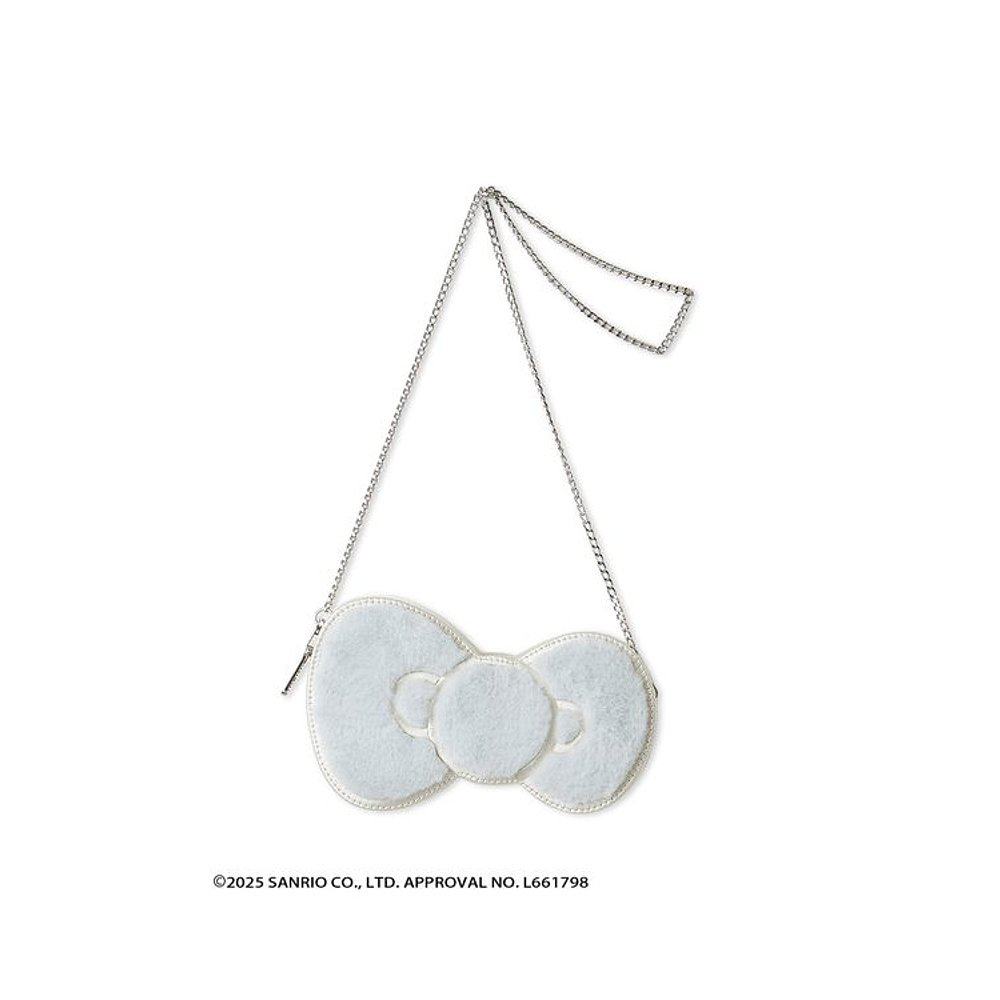 1h可退 日本直邮FURFUR 女装 HELLO KITTY联名蝴蝶结仿皮链条包,淘宝优惠券,粉丝福利购,淘宝优惠卷