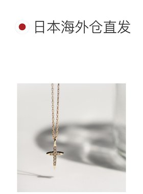 1h可退 日本直邮cui-cui 十字架 钻石项链 K10YG 782696cuicui