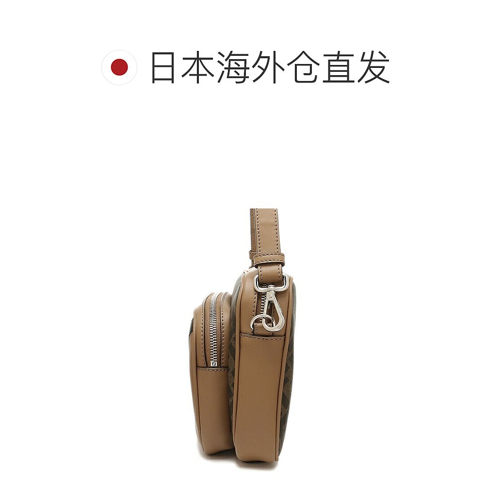 日本直邮FENDI单肩包相机包棕色 FENDI 7VA607 ALKA F1IKC手提包-图1