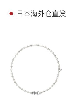 日潮跑腿MIKIMOTO御木本 M字母Akoya珍珠项链 珍珠白 36cm KZ-171