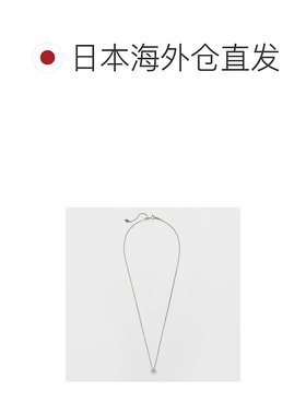 日本直邮日潮 agete 阿卡朵PT950/PT850钻石项链白色 均码白金