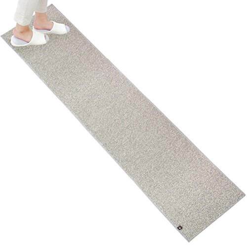 【日本直邮】Oka 厨房地垫 PLYS base 45×240cm 灰色 可洗 日本 - 图0