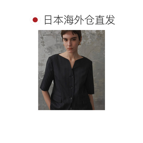 日本直邮Adam et Rope' 女士开领短袖西装外套 2025AGAV75010 - 图1