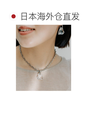 日本直邮ear PAPILLONNER 女士 透明心形项链 树脂轻盈闪耀款 EAZ