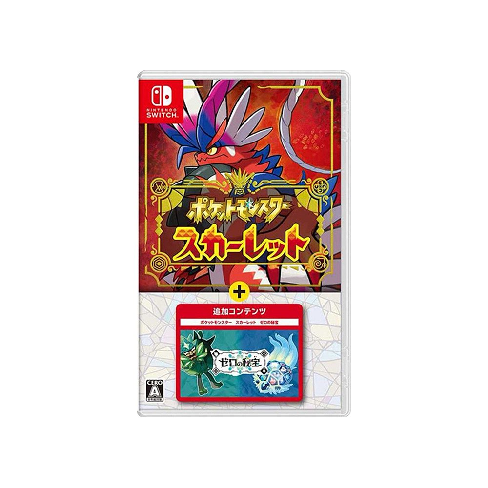 任天堂Nintendo口袋妖怪猩红与紫罗兰+零的宝藏冒险游戏-图0