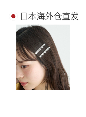 日本直邮earth music&ecology 女士 珍珠装饰发卡【付后1h可退】