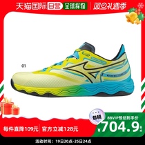 Japan Direct mail 2E Width MIZUNO Men and women wave medals NEO table tennis shoes low help shoe lacing shoes training