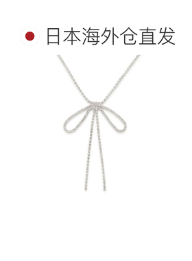 日本直邮SNIDEL 女士 真鍮玻璃 三色可調 絲帶造型項鍊 SWGA26375