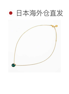 日本直邮施华洛世奇 Bella V 项链 2025AW 绿色透明金色 5735387