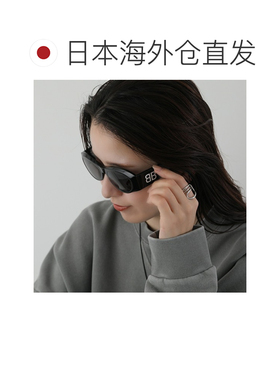 日本直邮BALENCIAGA 太阳镜 BB0396SK 男女皆宜椭圆形全框蜂窝状0